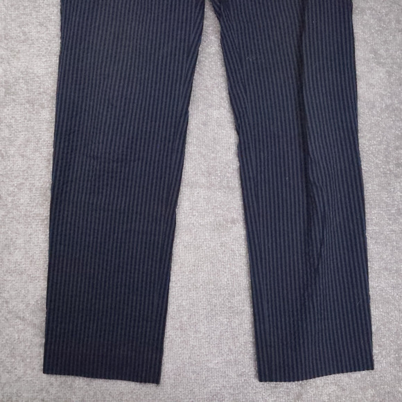 J.CREW Ludlow Slim Fit Seersucker Striped 29x32 Blue Tapered Leg Pants - Picture 8 of 14